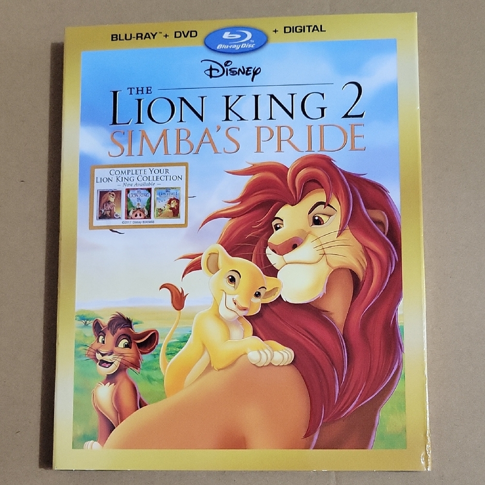 Disney The Lion King 2: Simba's Pride Blu-ray DVD Digital